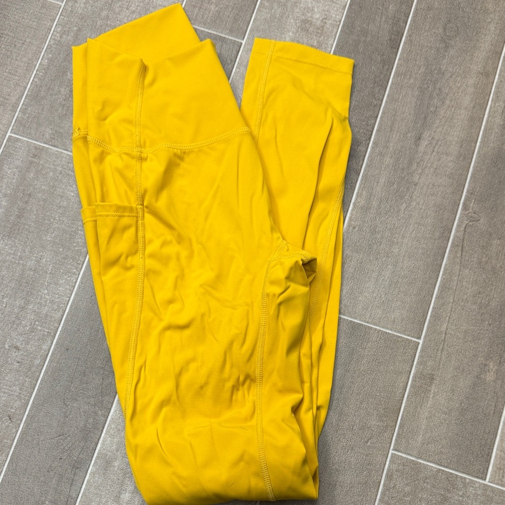 Bright Yellow Leggings